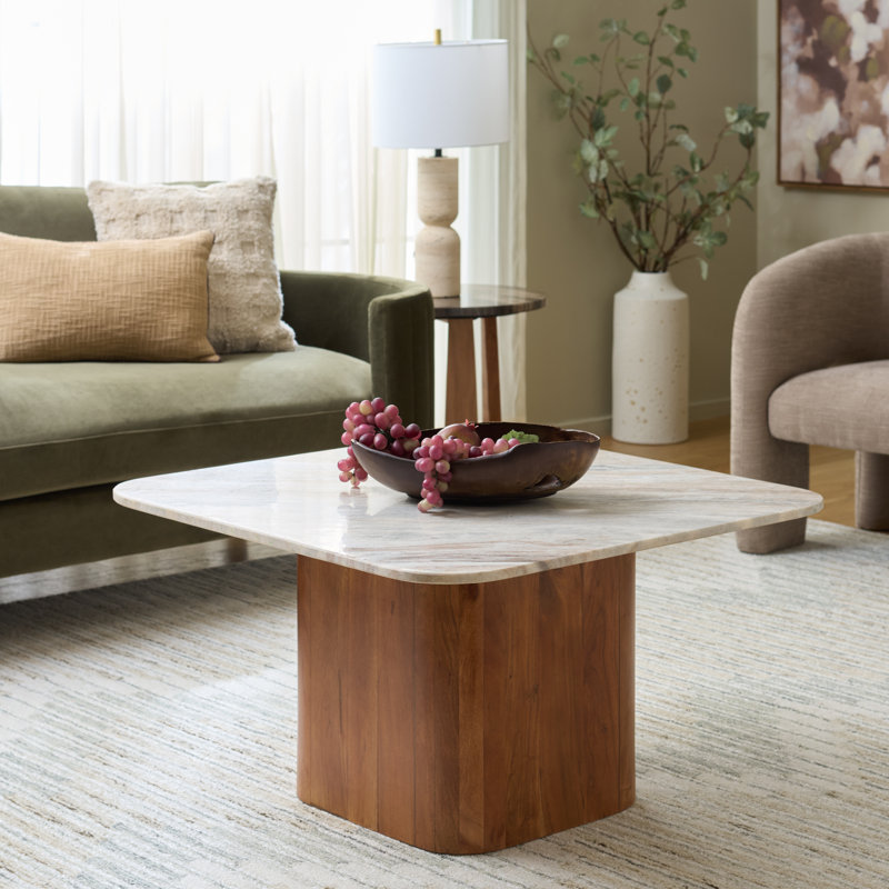 Table d'appoint en marbre Alessio