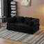 Canapé à compression, canapé-lit convertible au sol avec accoudoirs avec dossier coussiné, canapé-lit à futon confortable, canapé modulaire sans accoudoirs, tissu en velours côtelé, pour le salon, la chambre à coucher-2138435418