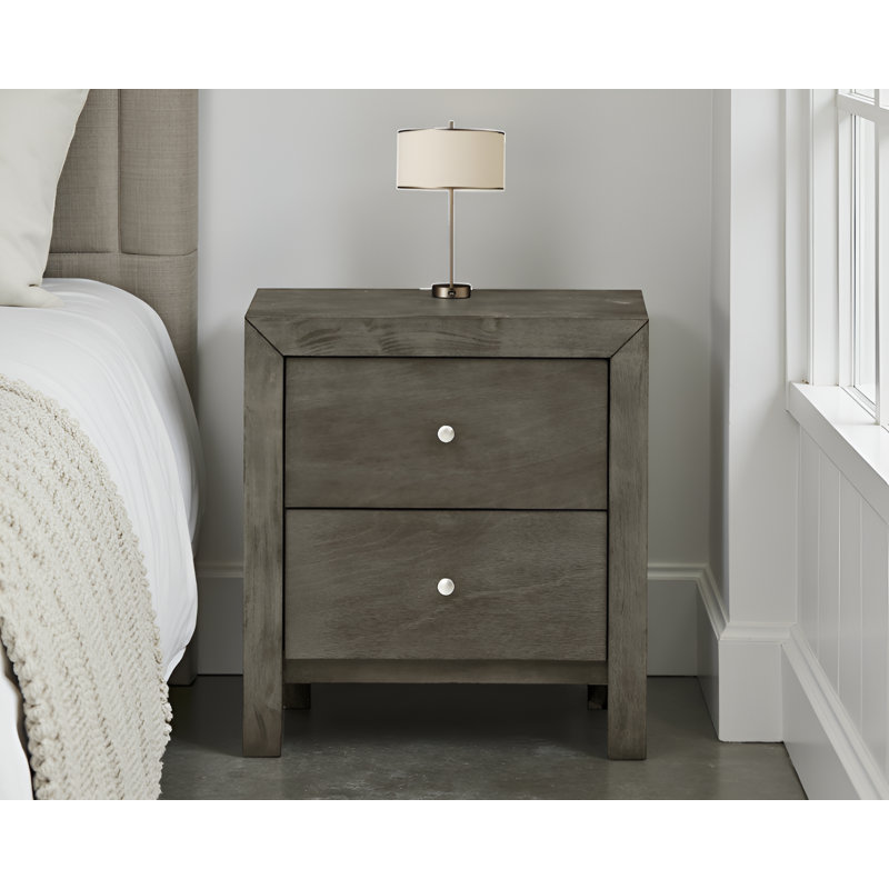 Table de chevet Jarett Grey, Gris