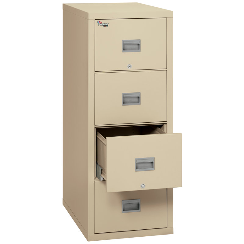Patriot 4 - Drawer File Cabinet, Parchment