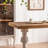 Retro Solid Wood Entry Console