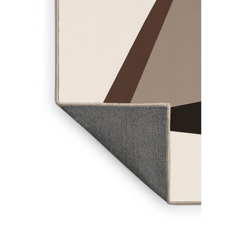 Tapis beige moelleux doux et moelleux de couleur unie Barclay, 8x12