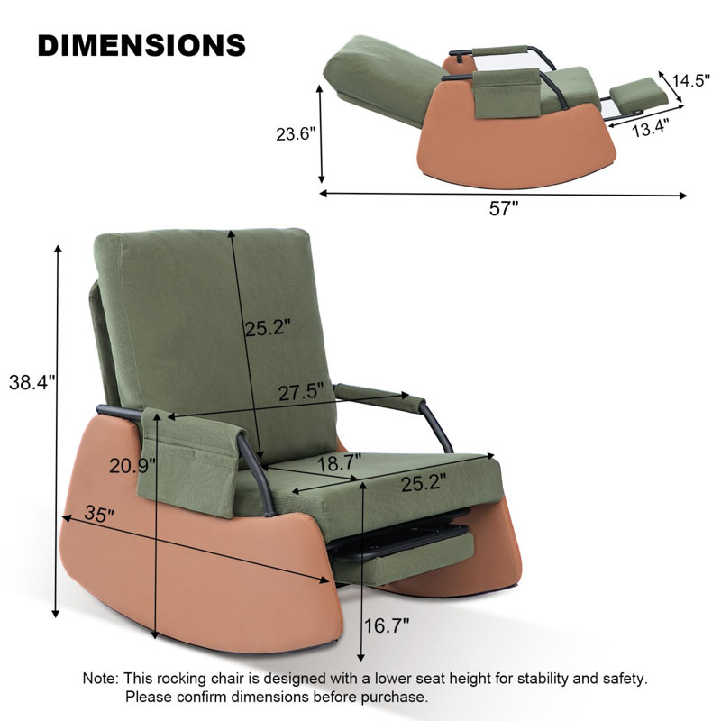 Outdoor Lounge Chair, Green, Green