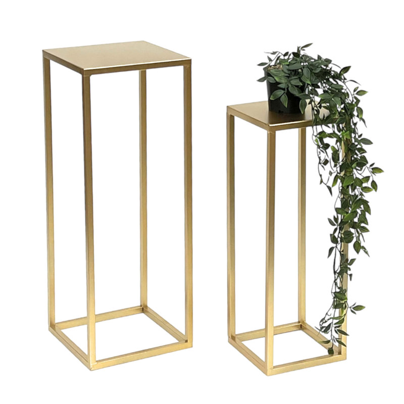 Nouchtaev Plant Stand 1 Tier Set of 2