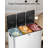 Recycle And Trash Can Combo – 60l 3-compartment Stainless Steel Garbage Can With Three 5-gallon Compartments, Separate Lids, And Foot Pedal Operation.