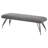 Donne Dining Bench, Foam Cushion, Metal Legs, 58 Inch-108977181