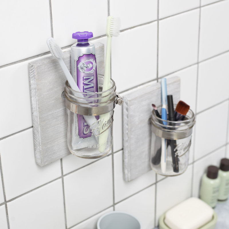 Rangement de salle de bain, Gris rustique