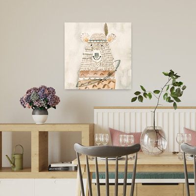 Ours amérindien, art urbain contemporain