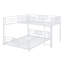 L-Shaped Metal Bunk Bed-550683578