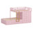 Space-Saving Bunk Bed Featuring Large & Small Storage Drawers Plus Built-In Wardrobe-1725055930