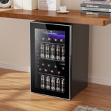 17.52"W  26 Bottles or 113 Cans 3.2 Cubic Feet Freestanding/Built-In Wine & Beverage Refrigerator with Glass Door