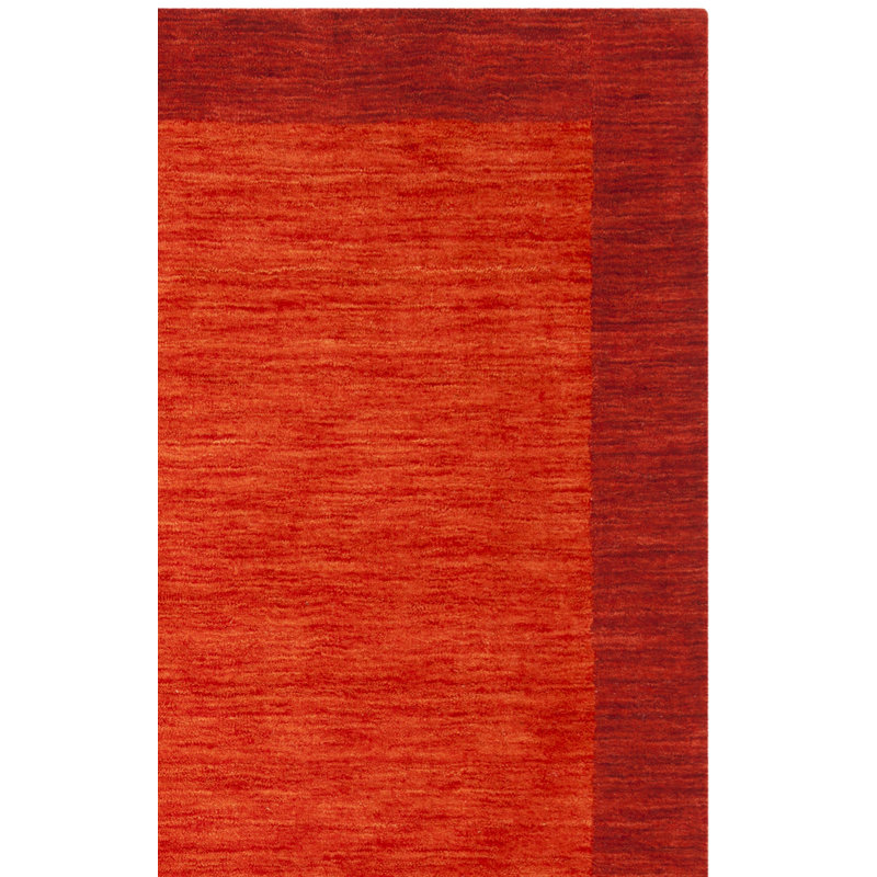 Tapis en laine tissé à la main Hossain, Rectangle 3 pi x 5 pi
