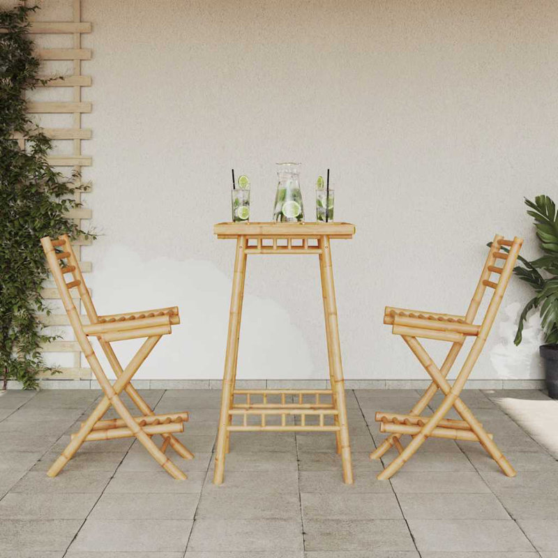  Tabouret d'extérieur en bambou naturel Taille de tabouret d'extérieur standard