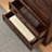 Retro Style Walnut Entrance Cabinet Solid Wood Accent Chest