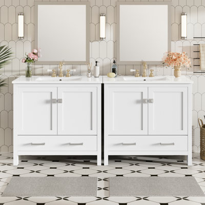 Freestanding Standard With Ceramic Top