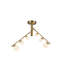 Cypress 2 Arm Opal Glass LED Semi-Flush-1120594629