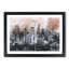 Seattle Washington Skyline in Abstract - Picture Frame Painting Print-55613656-55613653