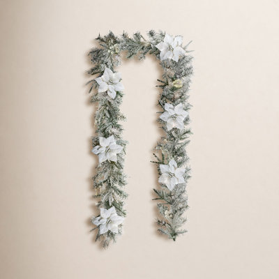 Ernberg 108'' in. Lighted Faux Pine Garland