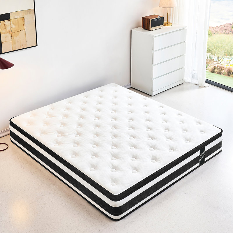 Matelas pour lit simple de 12 po: isolement de mouvement et mousse viscoélastique pour une mousse de sommeil toute la nuit, housse tricotée respirante, réduction