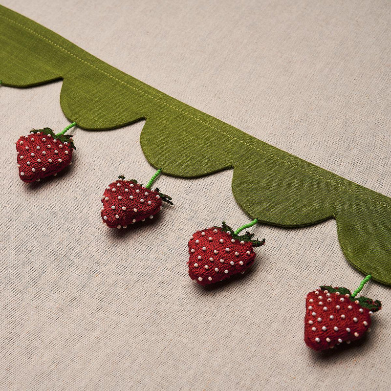 Schumacher x Johnson Hartig Strawberry Jam Trim