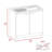 Rectangle 2-Door Utility Sink And Cabinet-618933272