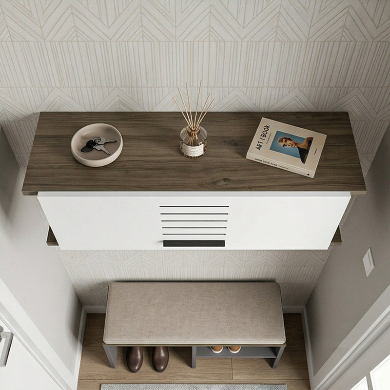 Aven 35'' Wide Floating Storage Cabinet