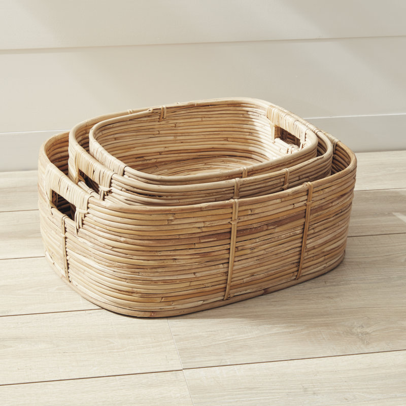 Handmade Seagrass Decorative Basket Set