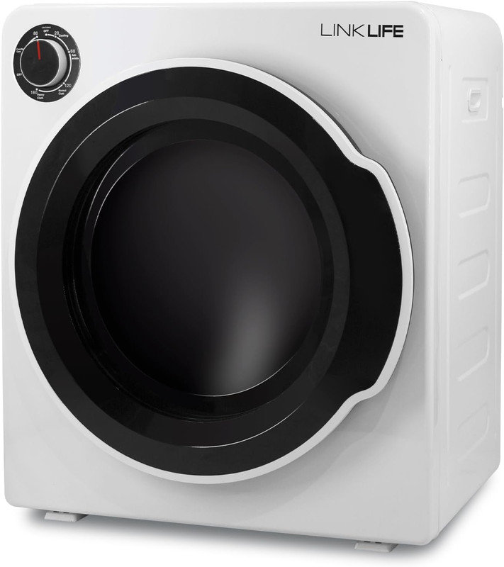 Compact Laundry Dryer 17Lbs 1350W for Home Apartment Dorms RVs