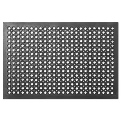 Tapis de sol anti-fatigue pour restaurant, tapis de drainage en caoutchouc antidérapant