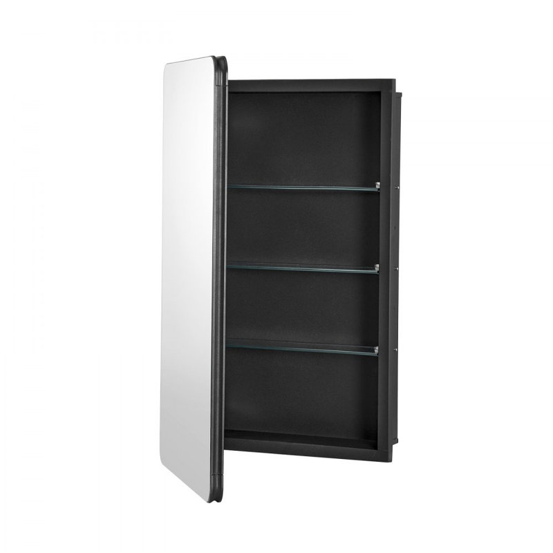 Armoire à pharmacie avec miroir, H 27,55 po x l 16,55 po x P 5 po