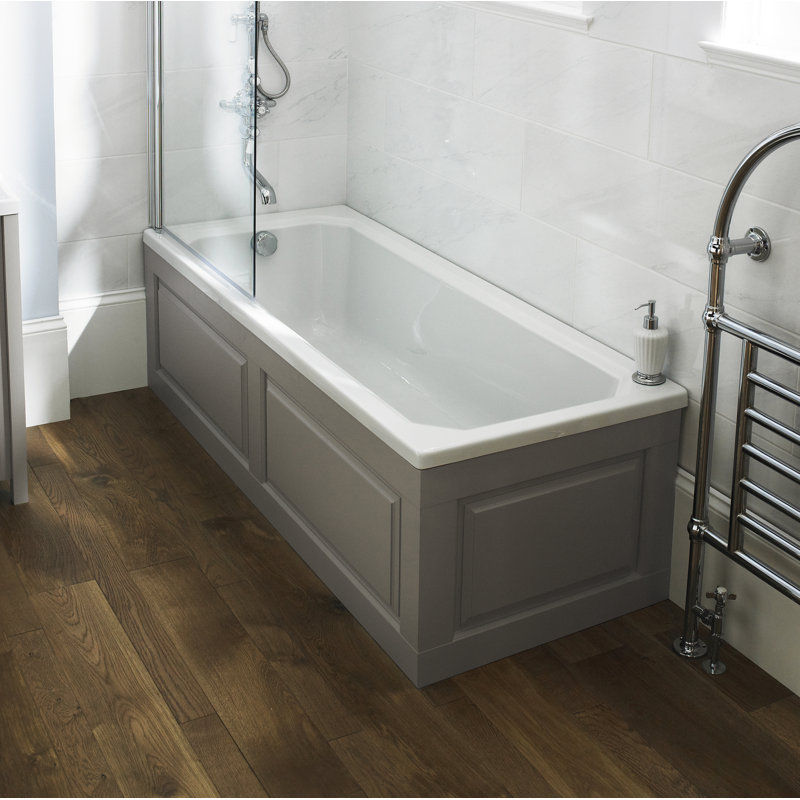 Ascott 1800mm x 800mm Soaking Acrylic Bathtub