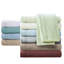 4 grandes draps bourgogne 100% ultra doux et douillet brossé des deux côtés Draps-housse plats 2 taies d'oreiller lavables à la machine