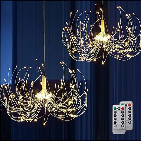 Outdoor Battery Operated Chandelier 2 Pack