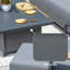 Table basse d'extérieur en aluminium