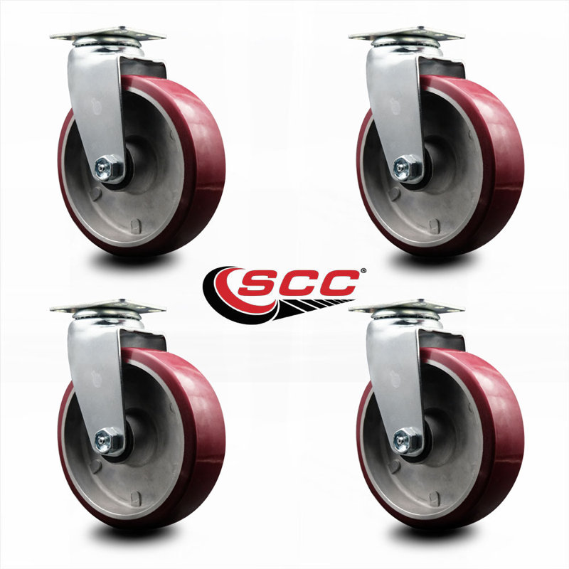 Poly and Aluminum Caster