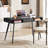 Mid Century Desk With USB Ports And Power Outlet (Not Including Office Chairs)-1653395004