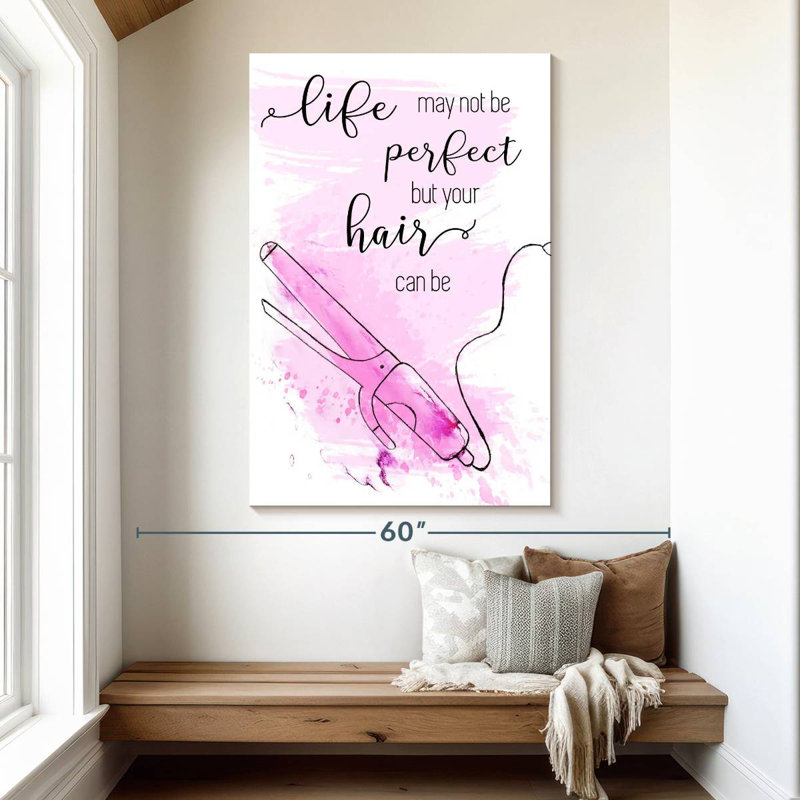 Tergel Perfect Hair I, 51" H x 34" W
