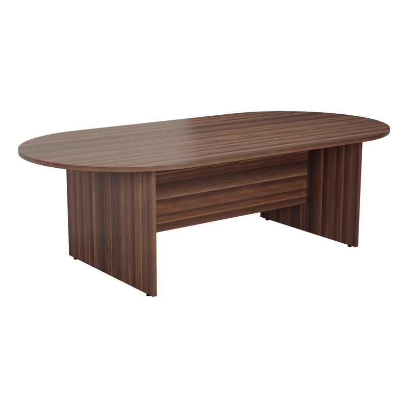 Buariki Oval Conference Table, H73 x L240 x W120cm, Beech