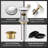 Single-Hole Single-handle Bathroom Faucet with Drain Assembly-97787403