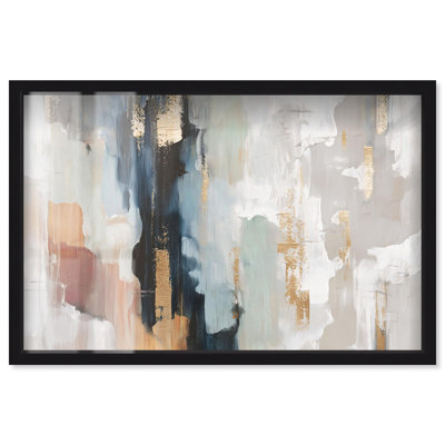 «Golden Descent III Boho Decor Shadowbox» par Art Remedy