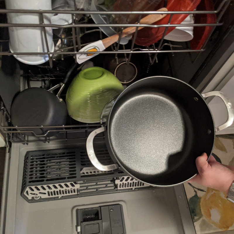 Non-Stick Stainless Steel Stock Pot with Lids, 5 qt