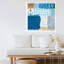 «Beachscape Collage II», art textuel sur toile-25337212-25337214