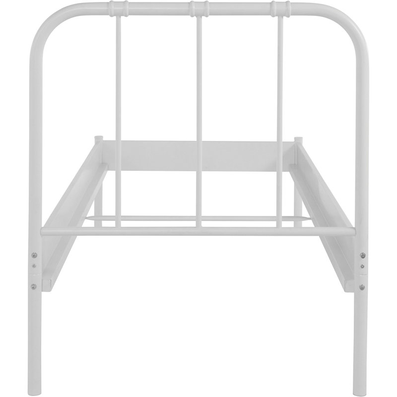 Bonaccorso Metal Bed, European Single (90 x 200cm), White