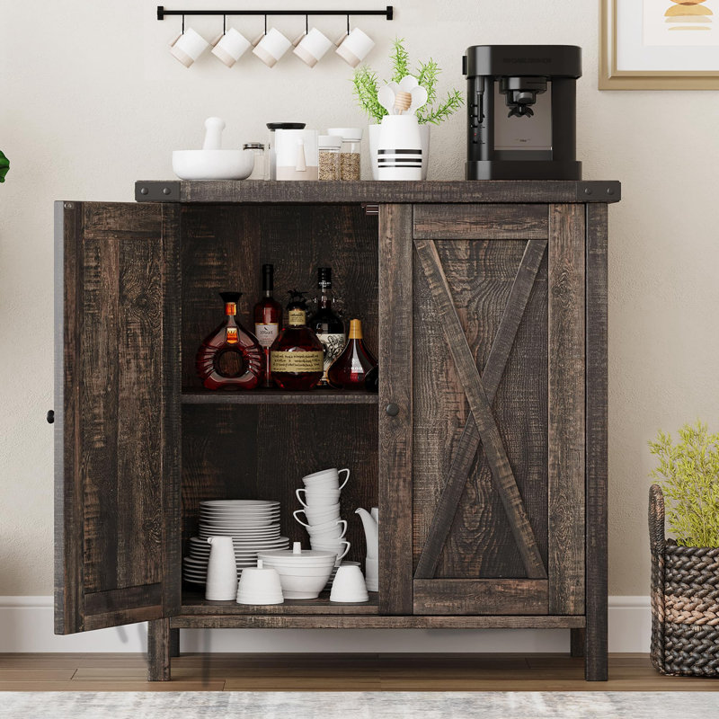 Evalisse 2 - Door Accent Cabinet, Chêne rustique