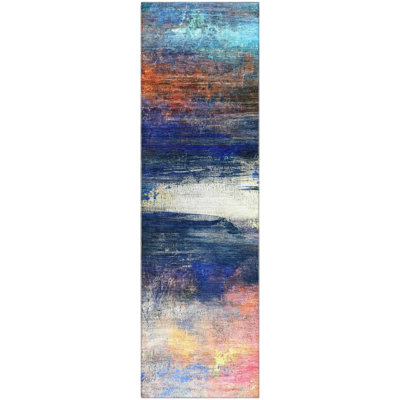 Premium Machine Washable Mayfield Abstract Rug