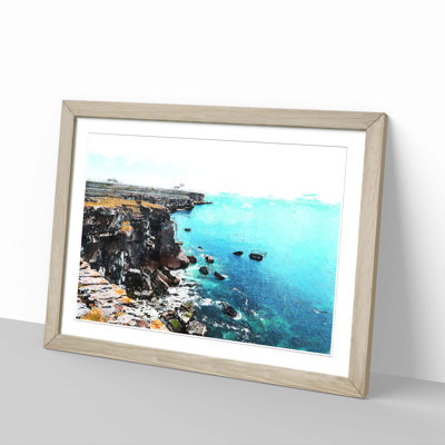 Coastline View - Picture Frame Painting