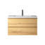Meuble-lavabo mural simple 36 po A.Oak-556074372