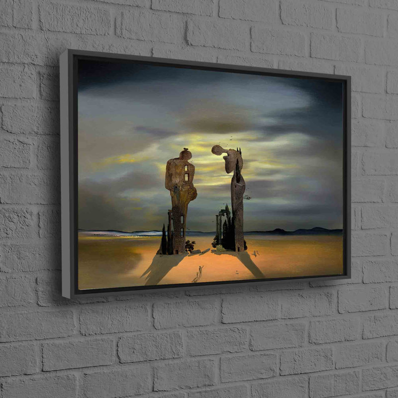 Print on Canvas, Framed Print without Mat, 20 cm H x 30 cm W, Black