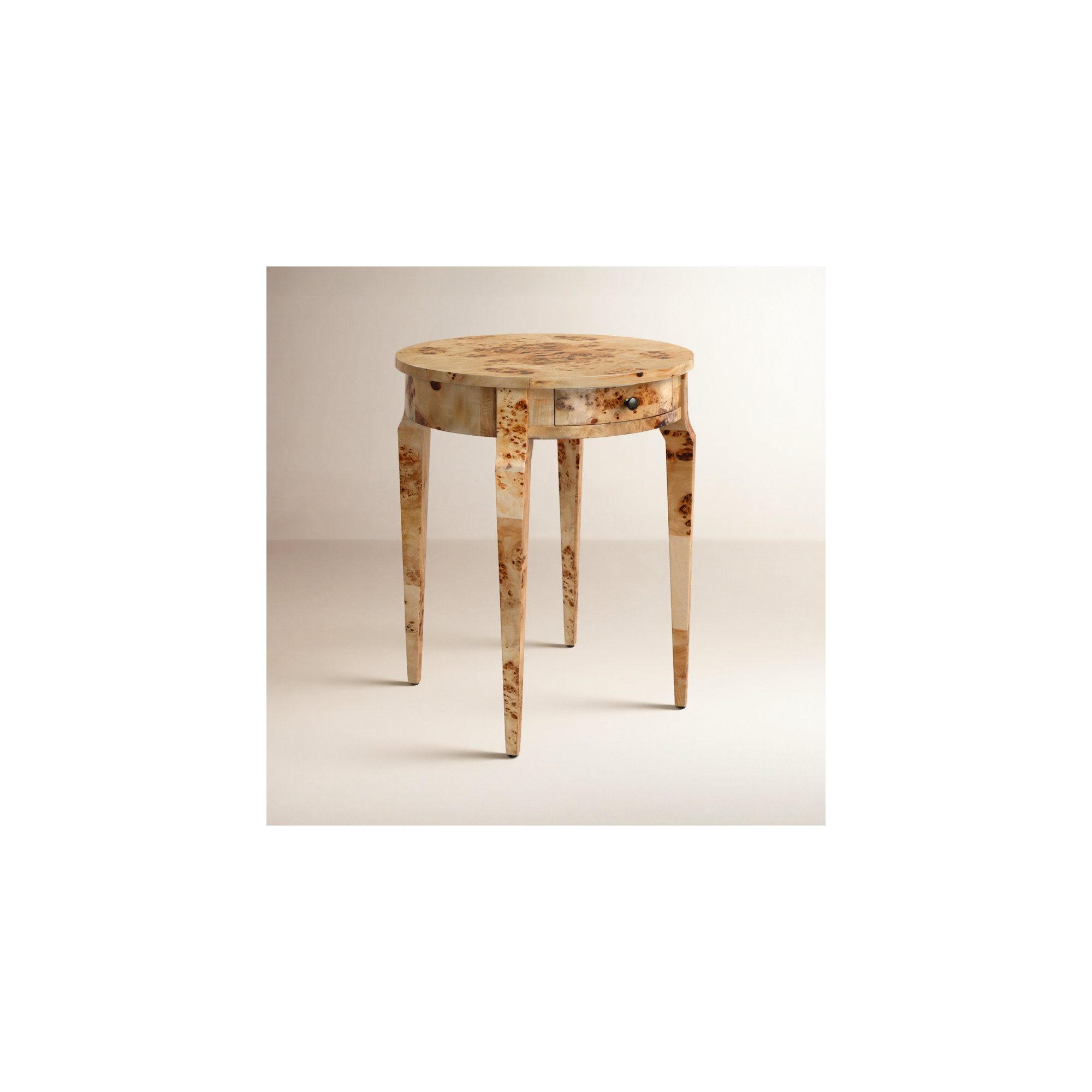 Amberwood End Table with Storage, Natural 