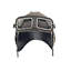 Casquette d'aviateur vintage avec lunettes de protection